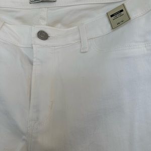 Abercrombie and Fitch white jeans